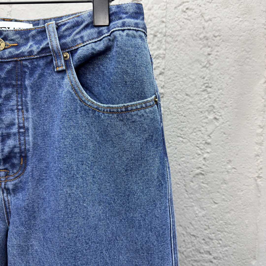 Loewe Anagram Baggy Jeans 'Blue Denim' - DopestKickz