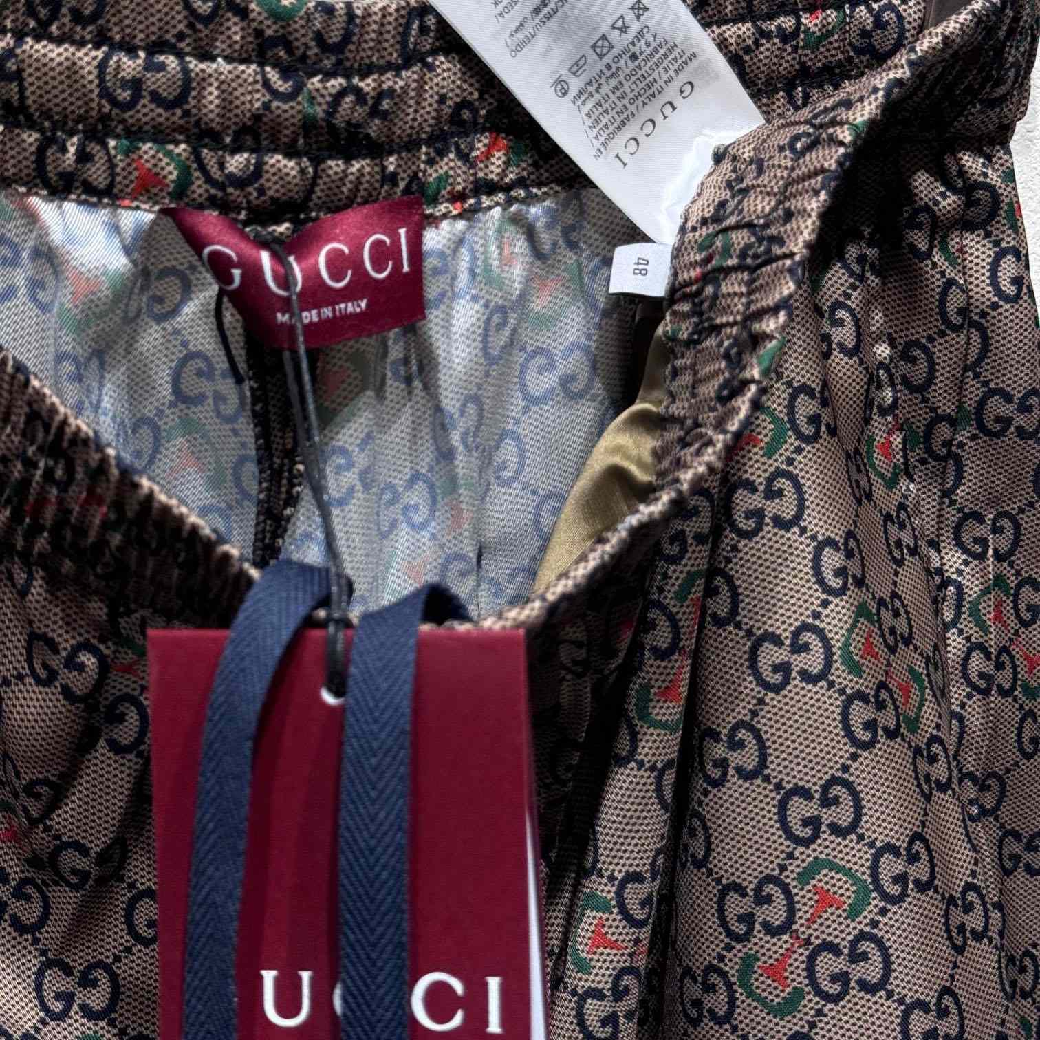 Gucci Printed Poplin Tech Shorts - DopestKickz