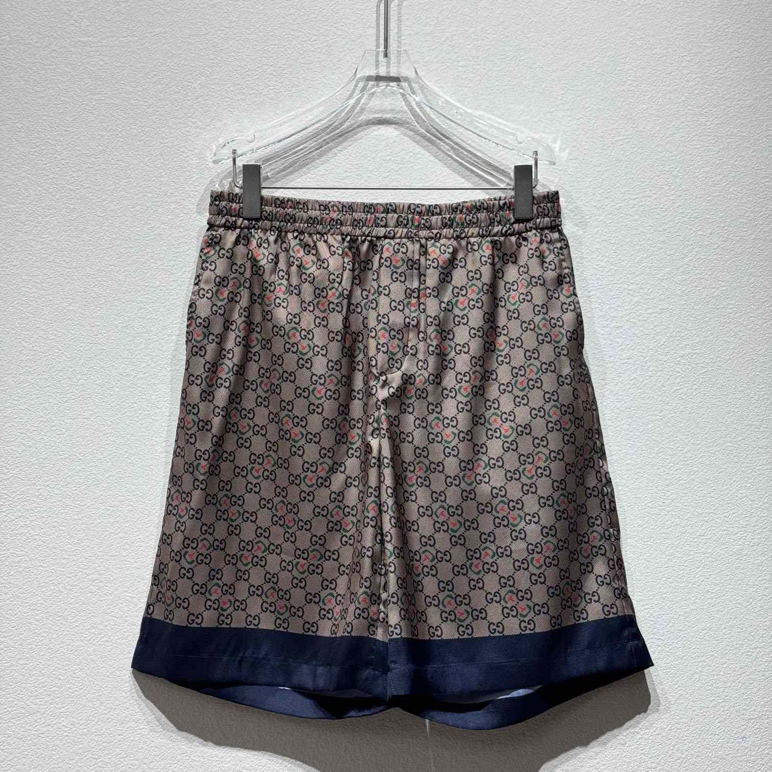 Gucci Printed Poplin Tech Shorts - DopestKickz