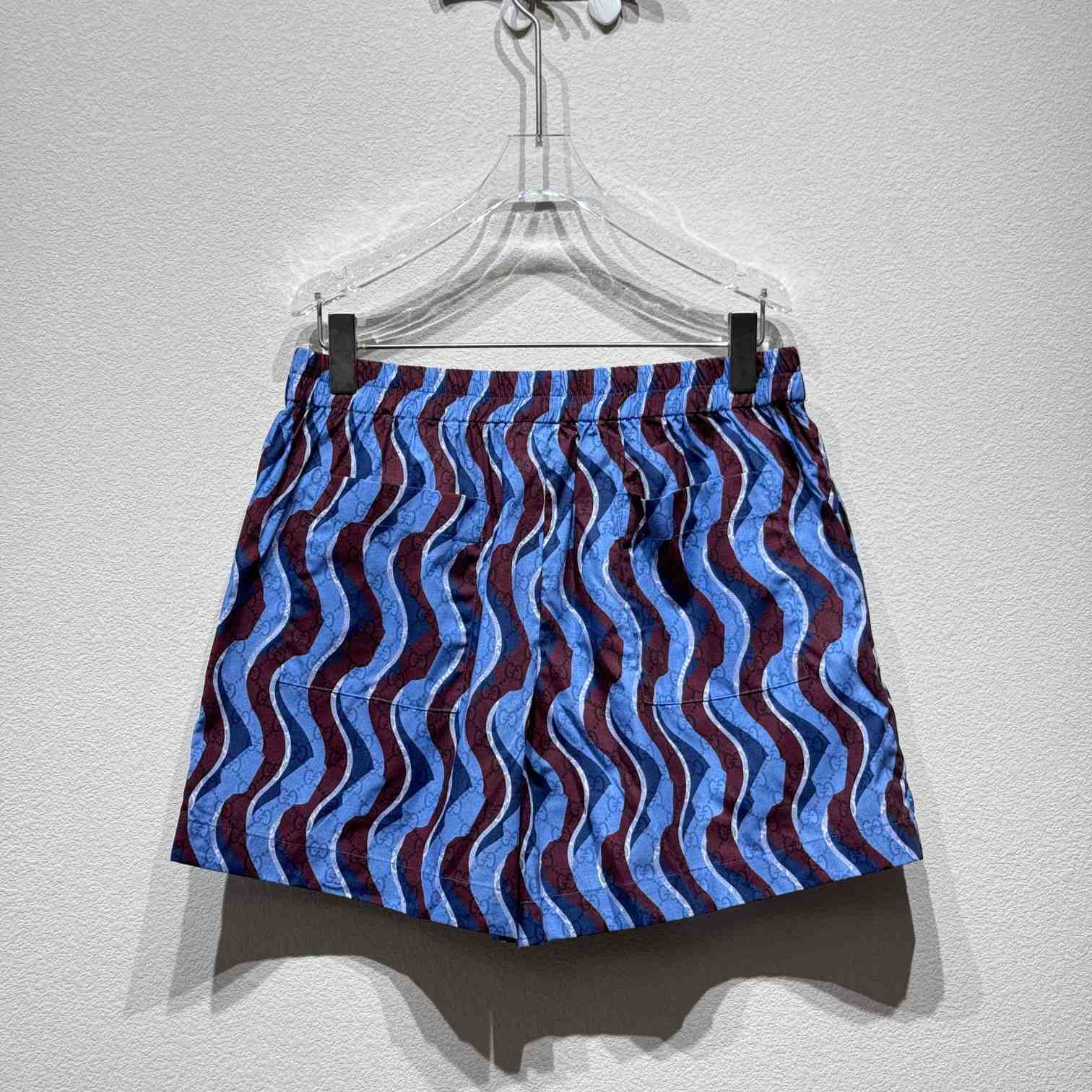Gucci Printed Cotton Poplin Shorts - DopestKickz