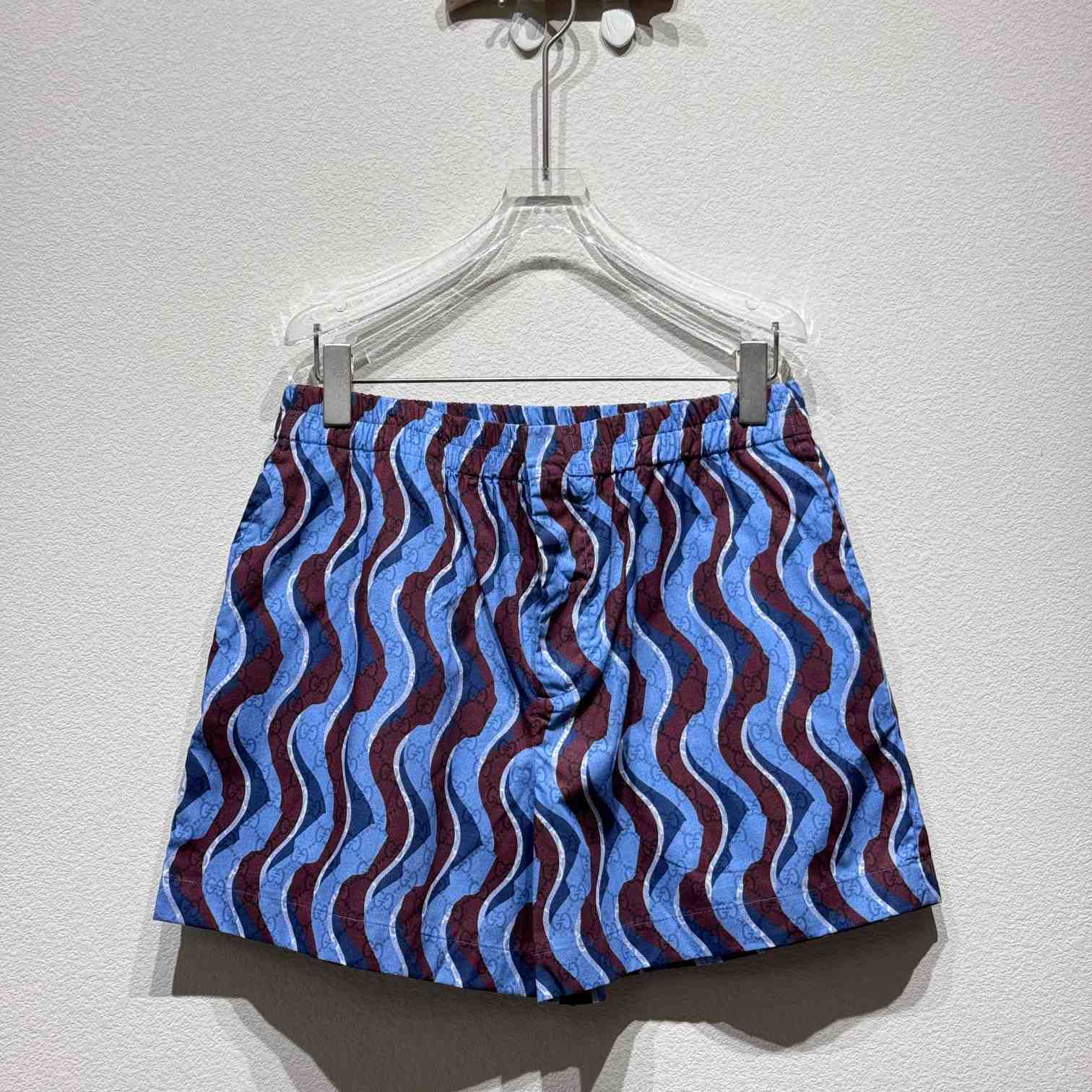 Gucci Printed Cotton Poplin Shorts - DopestKickz