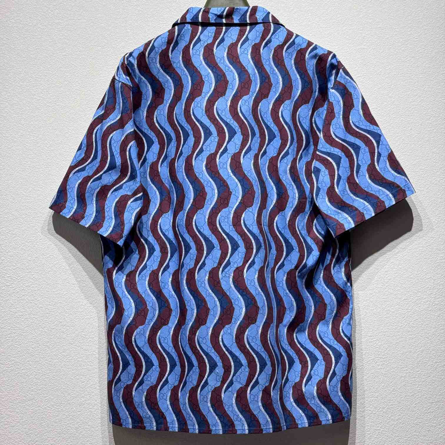 Gucci Printed Cotton Poplin Shirt - DopestKickz