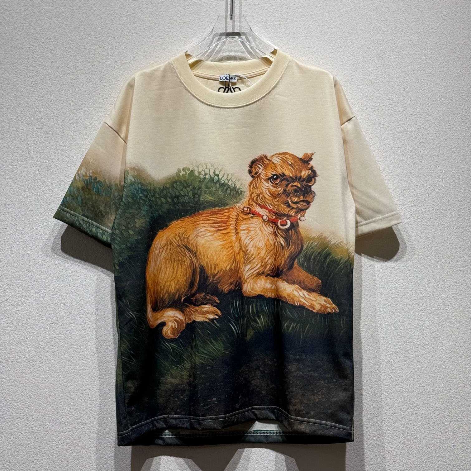 Loewe Brussels Griffon-print T-shirt - DopestKickz