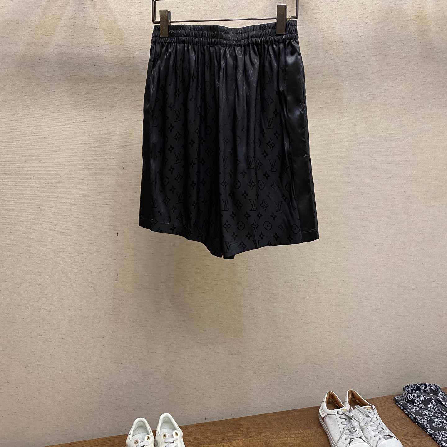 Louis Vuitton Monogram Moire Jacquard Silk Shorts  1AGTN2 - DopestKickz