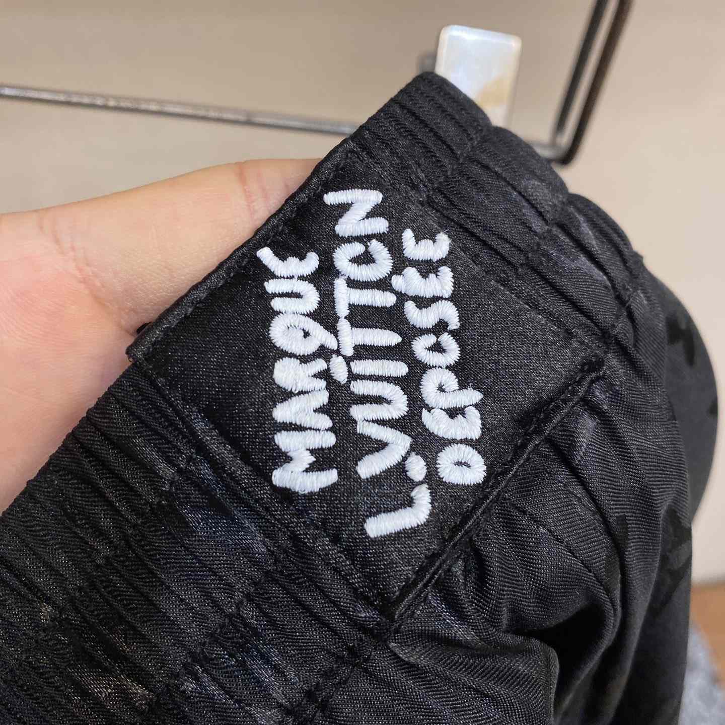 Louis Vuitton Monogram Moire Jacquard Silk Shorts  1AGTN2 - DopestKickz