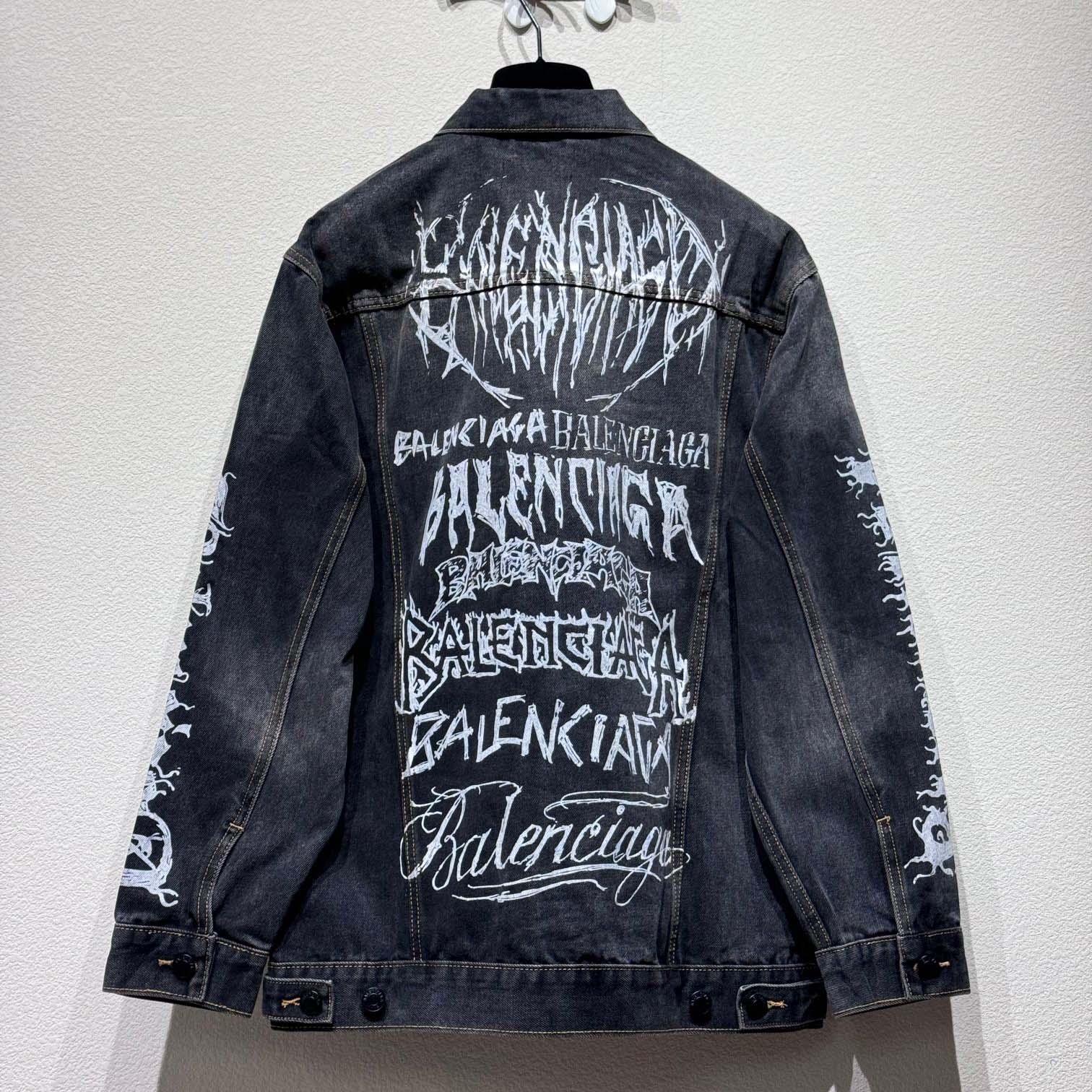 Balenciaga Diy Mental The Year Of The Denim Jacket - DopestKickz