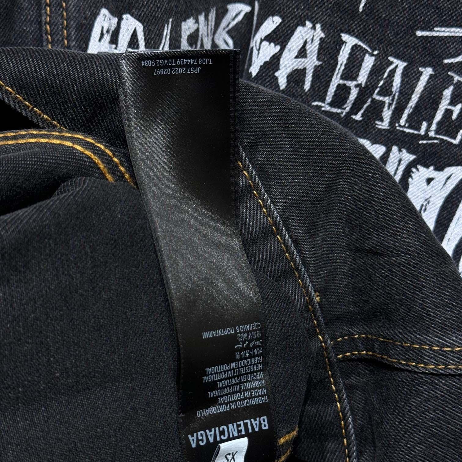 Balenciaga Diy Mental The Year Of The Denim Jacket - DopestKickz