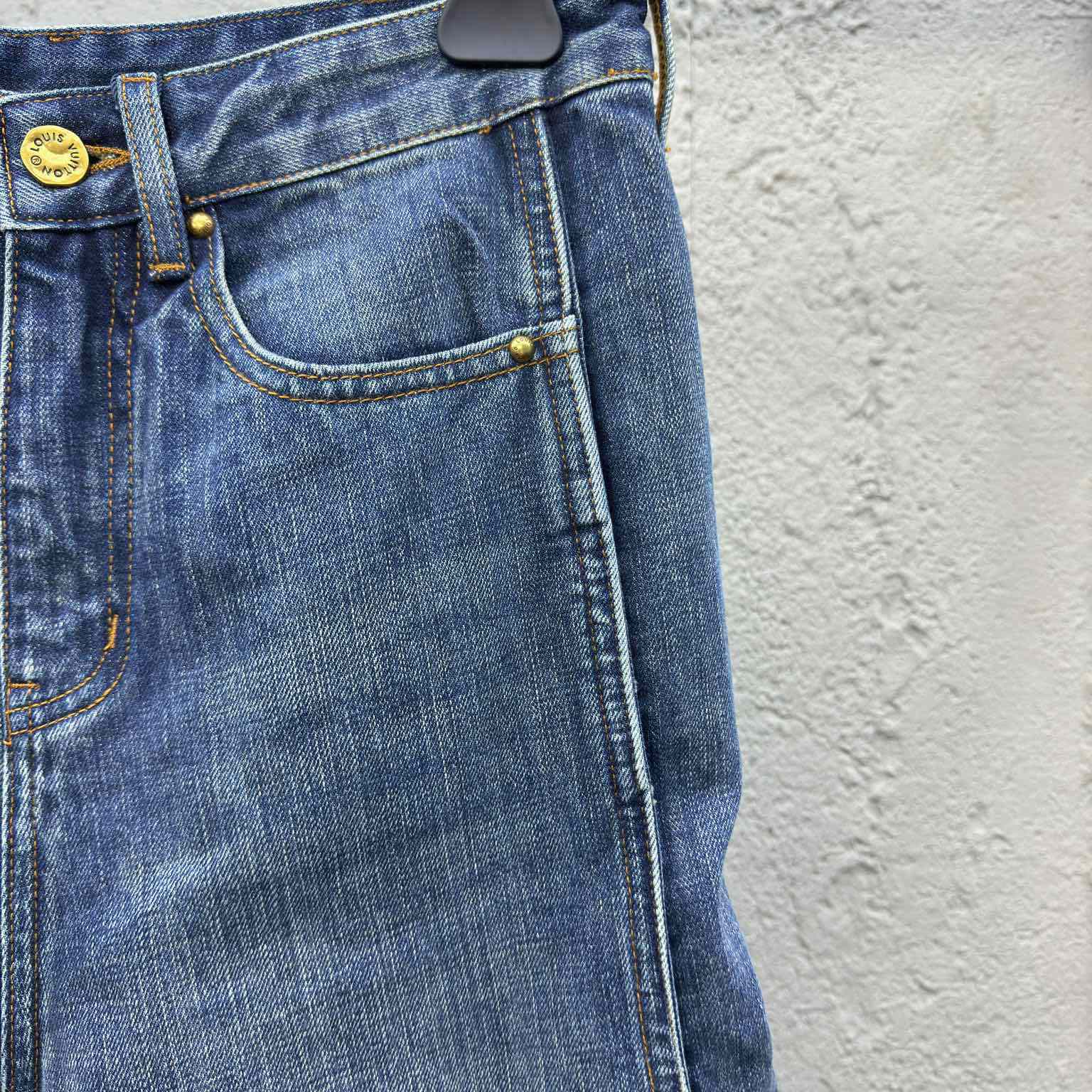 Louis Vuitton Jeans Denim Wave Wavy - DopestKickz