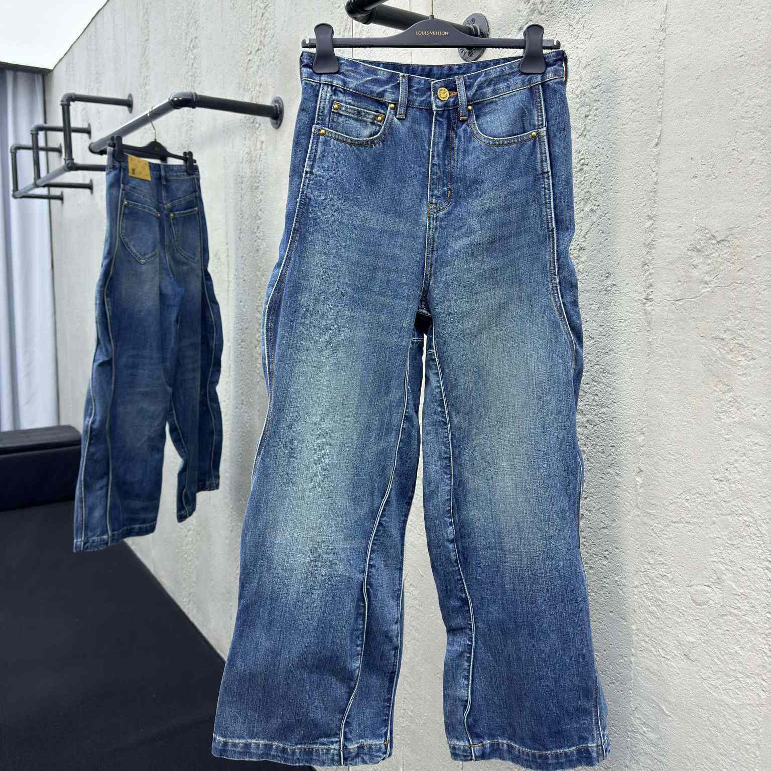 Louis Vuitton Jeans Denim Wave Wavy - DopestKickz