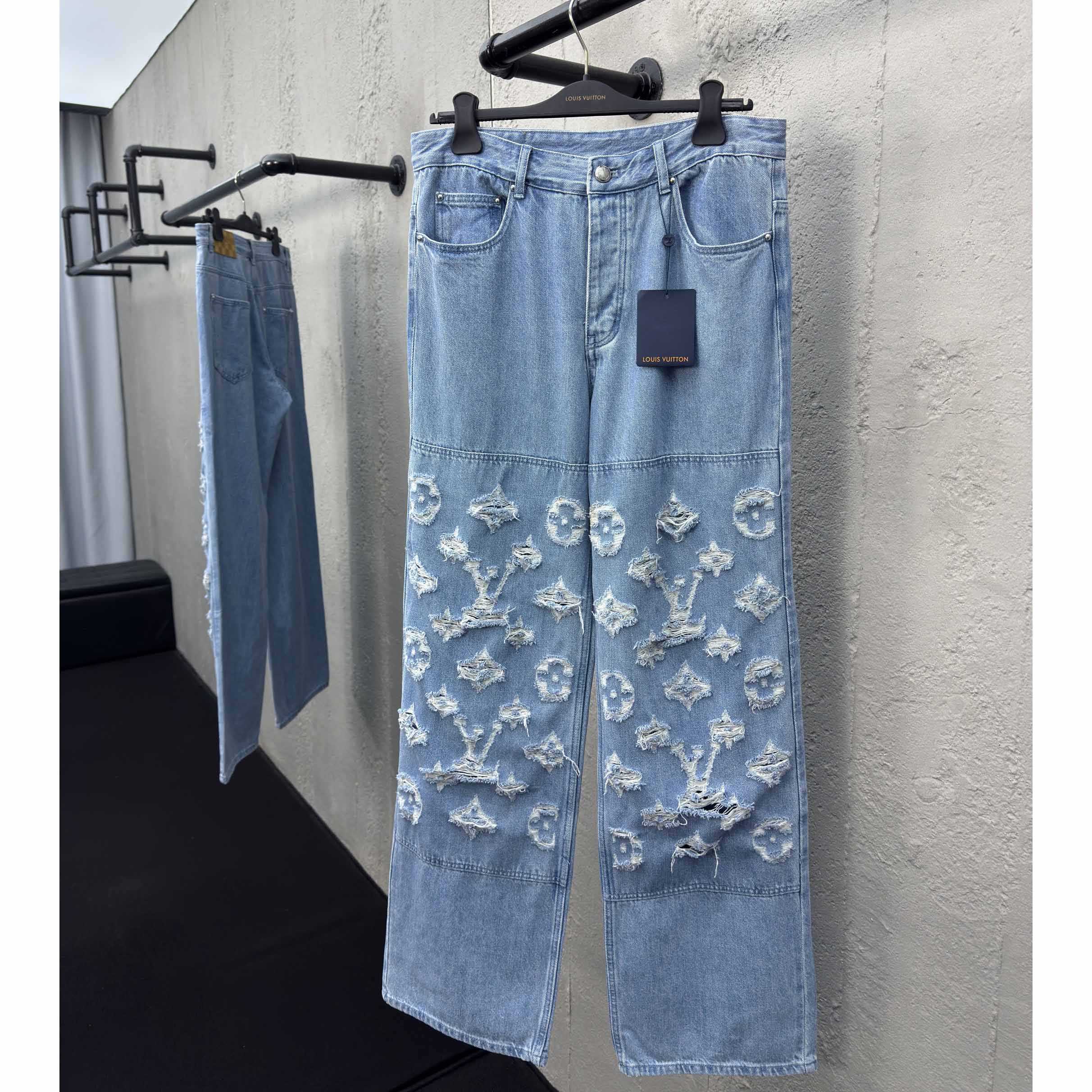 Louis Vuitton Denim Skate Jeans - DopestKickz
