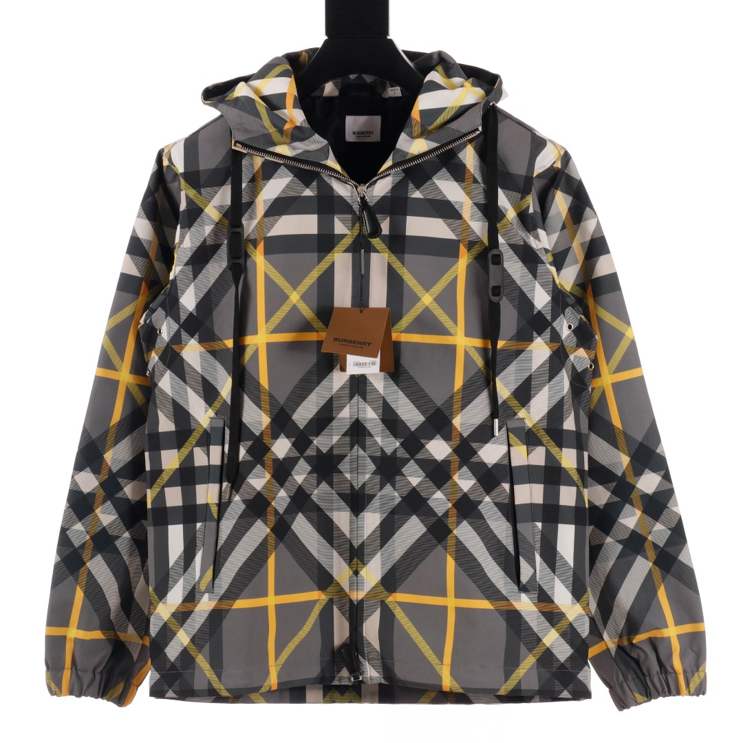 Burberry Check Nylon Jacket  - DopestKickz