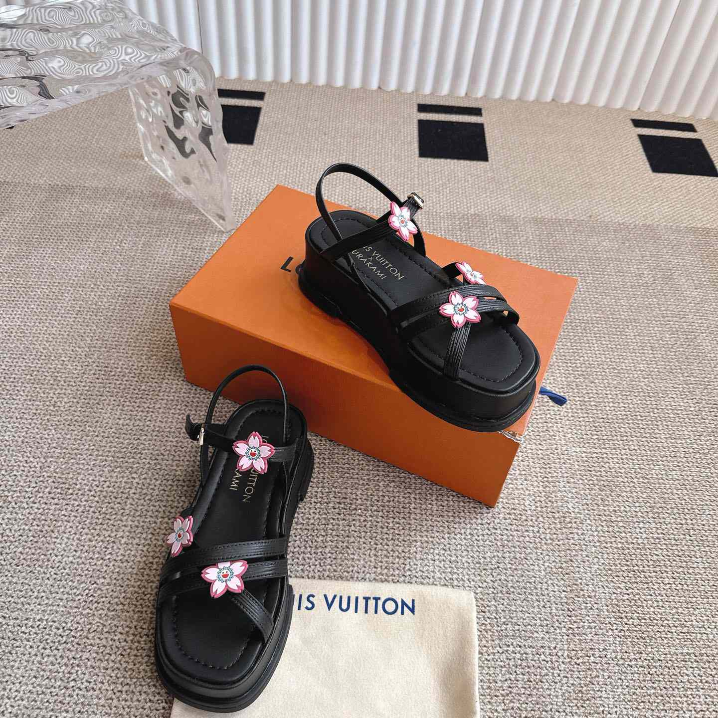 Louis Vuitton LV x TM Maya Platform Sandal - DopestKickz