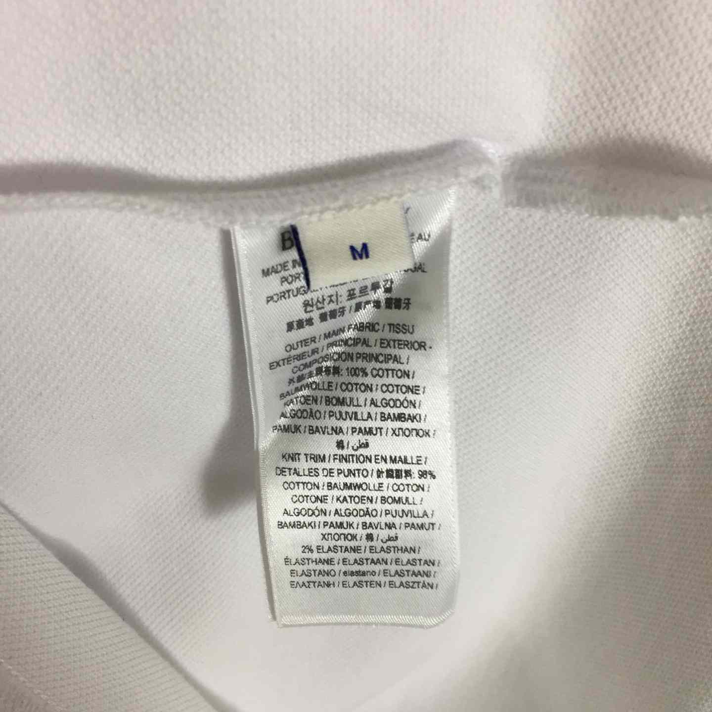 Cotton Polo Shirt In White - DopestKickz