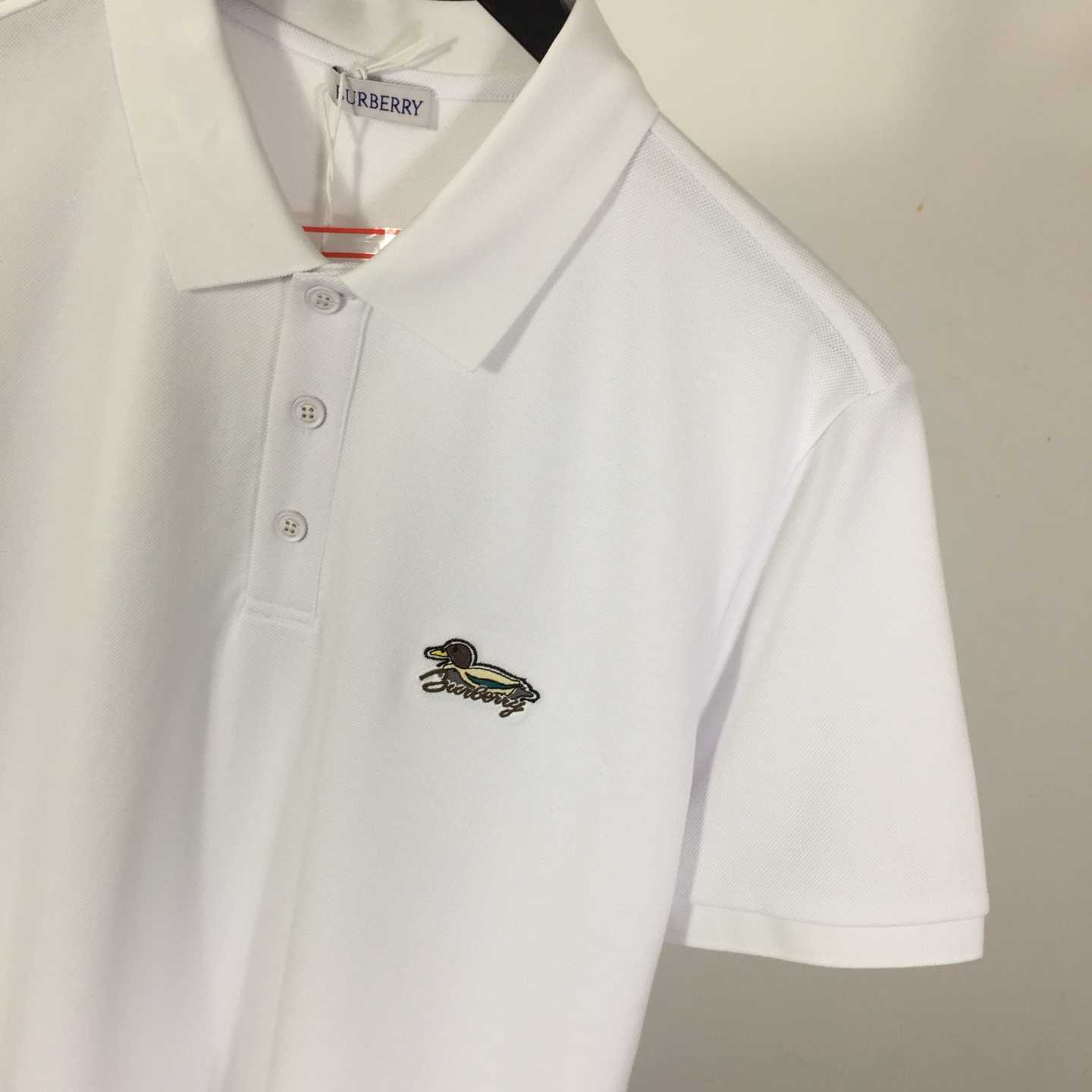 Cotton Polo Shirt In White - DopestKickz