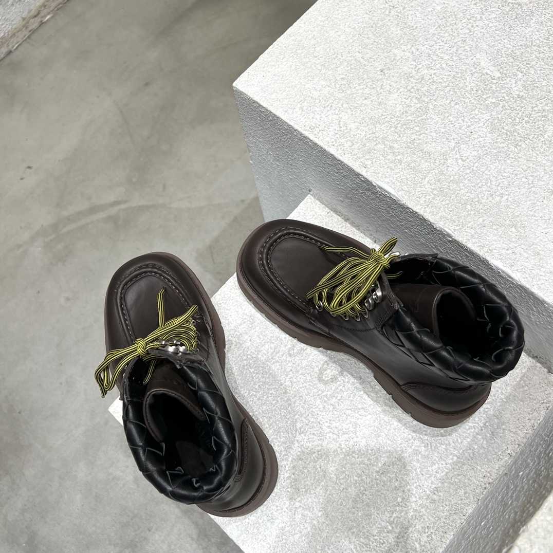 Bottega Veneta Haddock Lace-Up Ankle Boot - DopestKickz