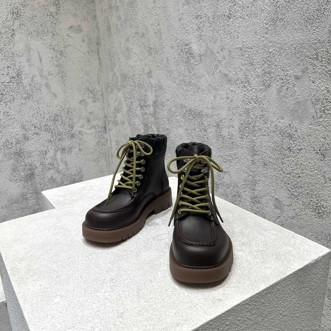 Bottega Veneta Haddock Lace-Up Ankle Boot - DopestKickz