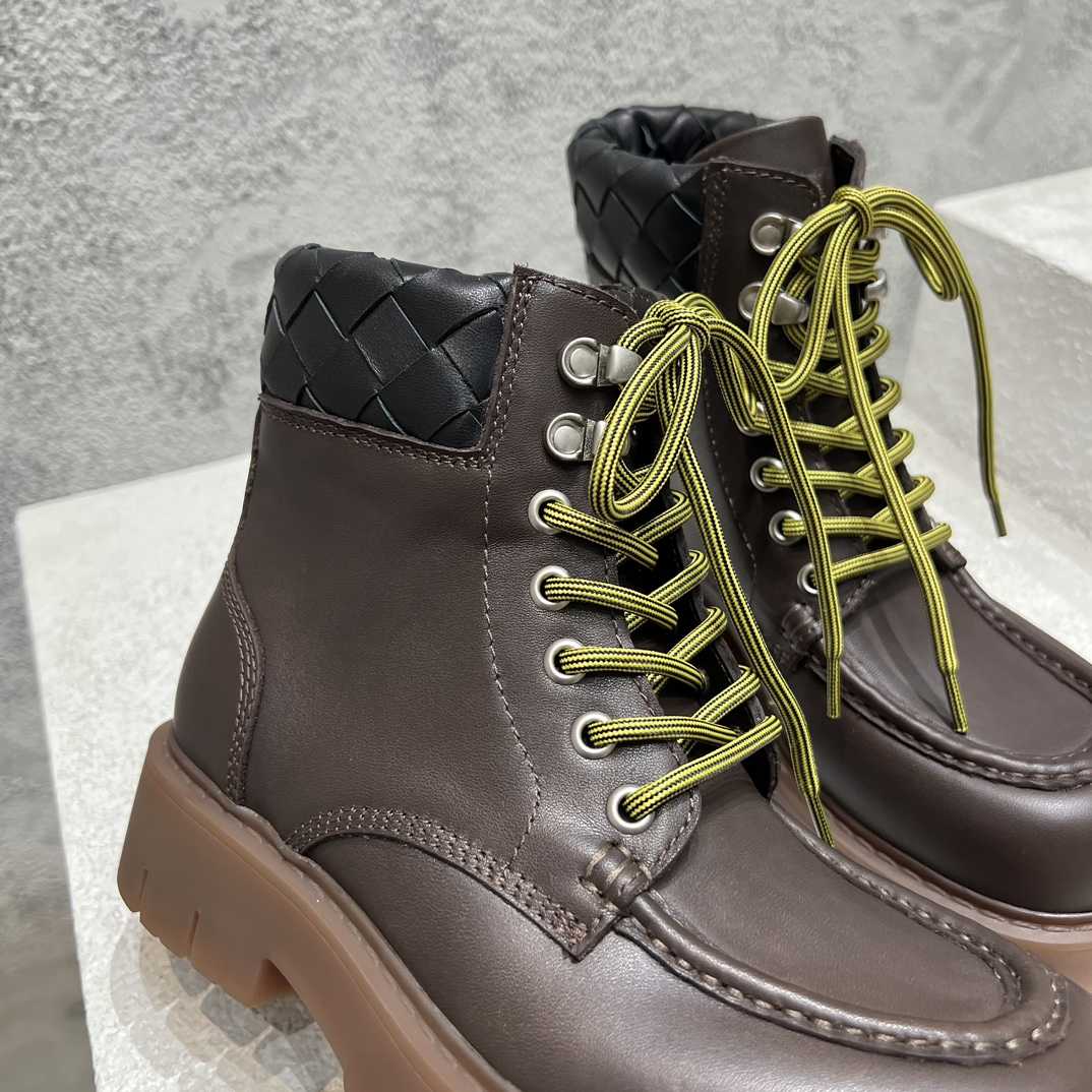Bottega Veneta Haddock Lace-Up Ankle Boot - DopestKickz