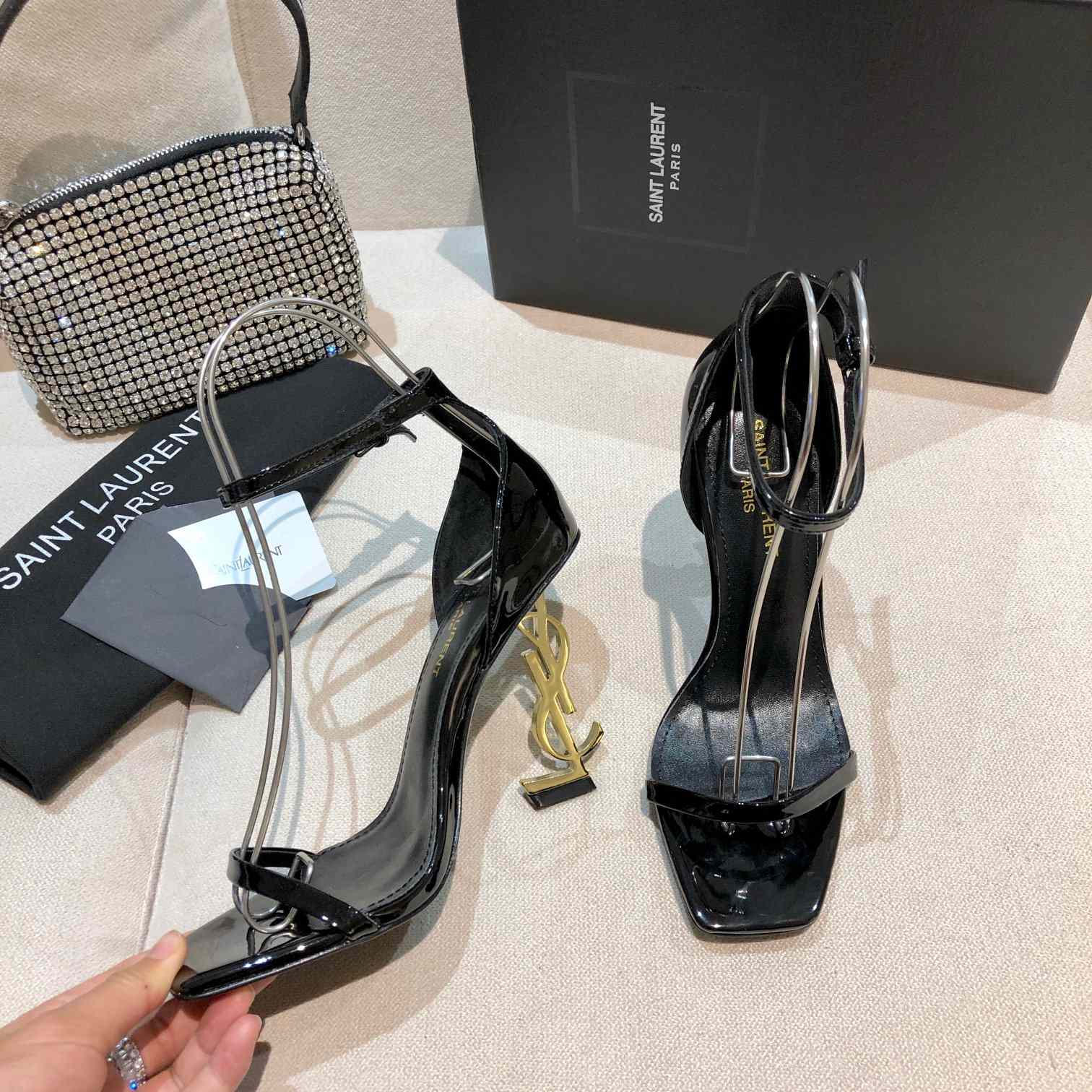 Saint Laurent 110mm Opyum Sandals - DopestKickz