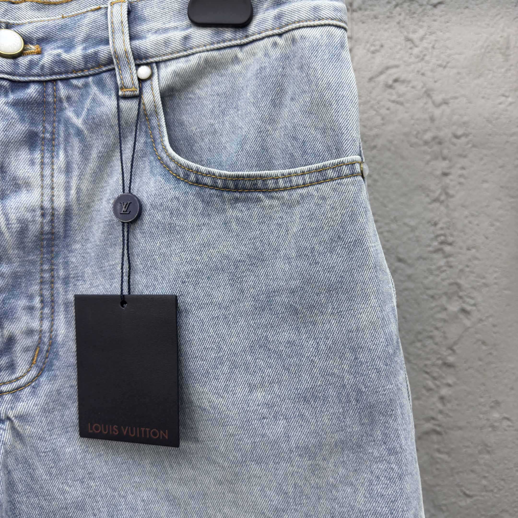 Louis Vuitton LV Denim Shorts    1AGTHT - DopestKickz