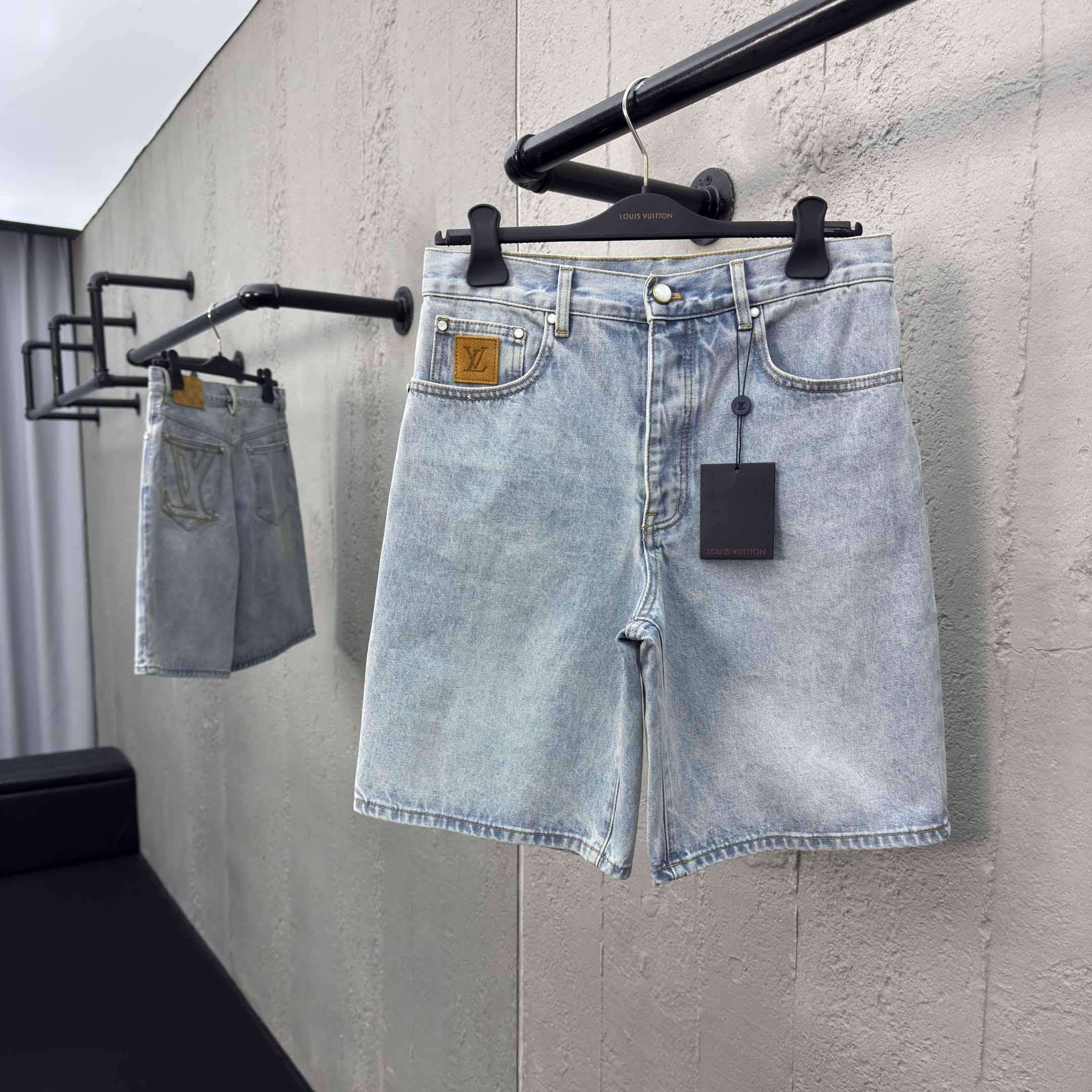Louis Vuitton LV Denim Shorts    1AGTHT - DopestKickz