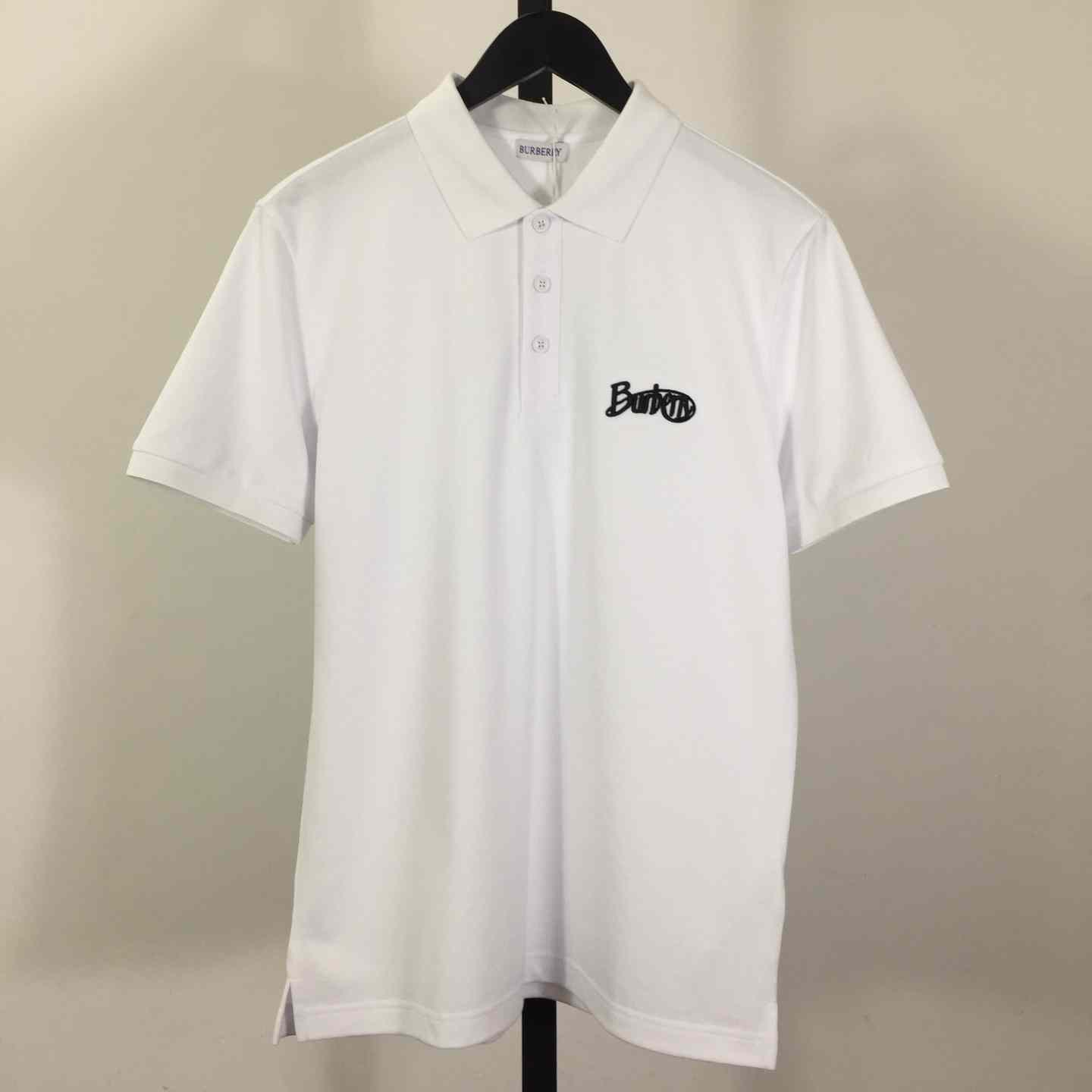 Cotton Polo Shirt In White - DopestKickz