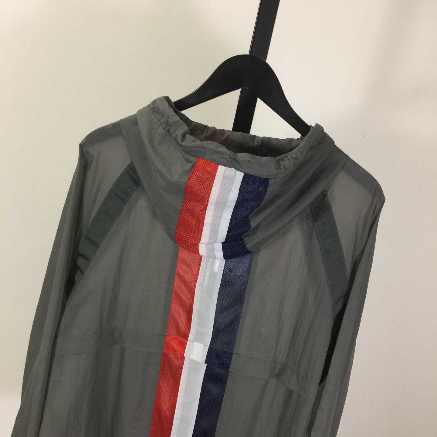 Thom Browne Back Bar Three-Color Sunscreen Long Sleeve Jacket - DopestKickz
