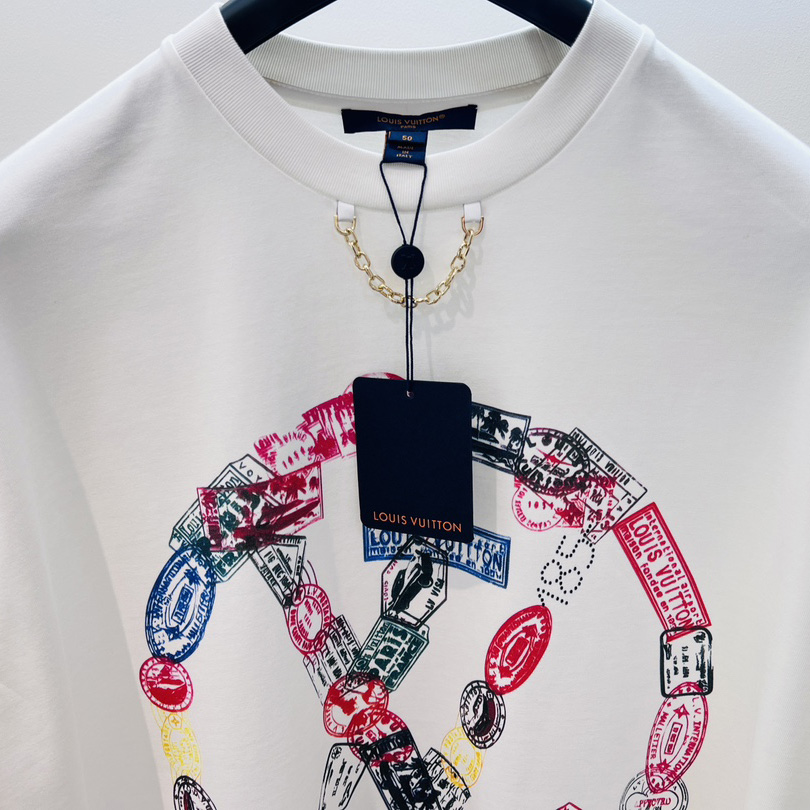 Louis Vuitton Travel Stamp LV Circle T-Shirt  - DopestKickz