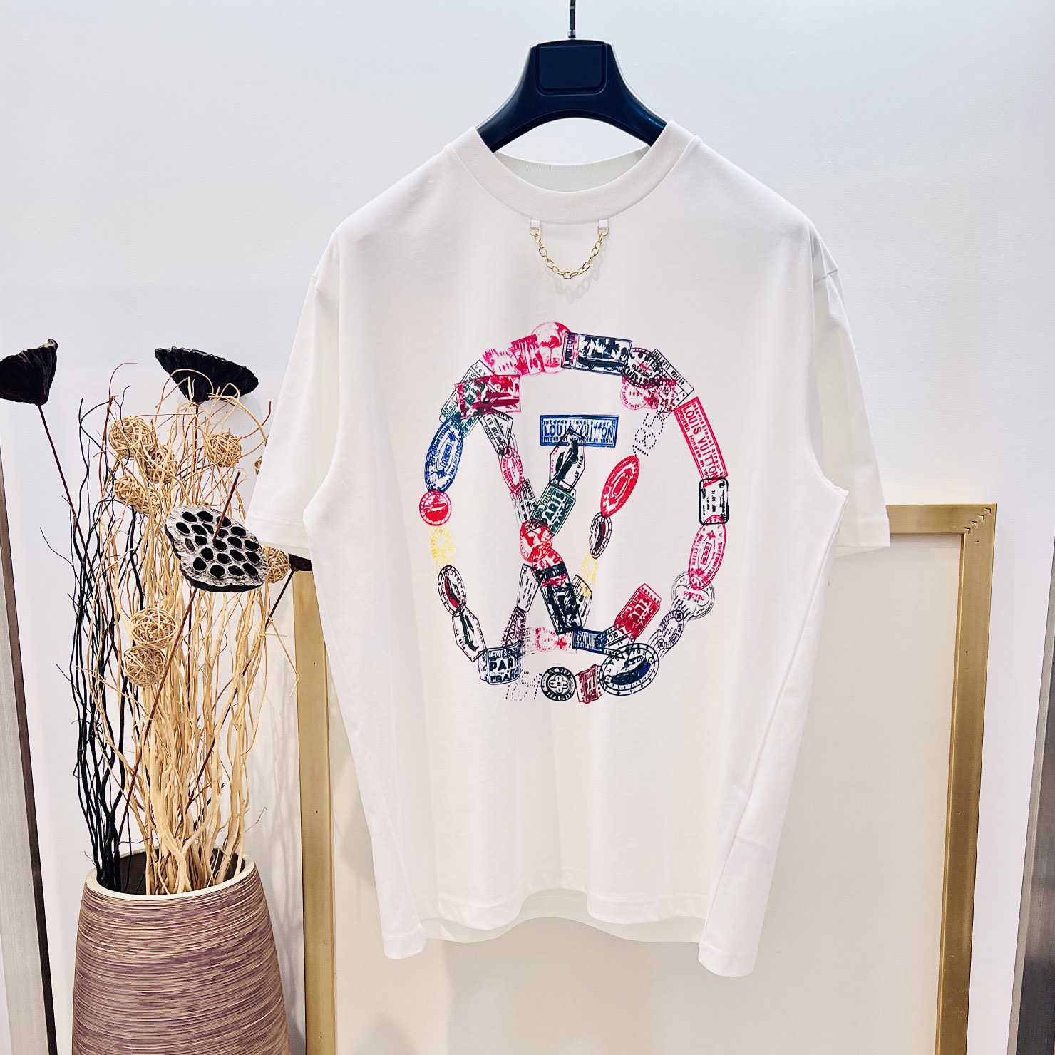 Louis Vuitton Travel Stamp LV Circle T-Shirt  - DopestKickz