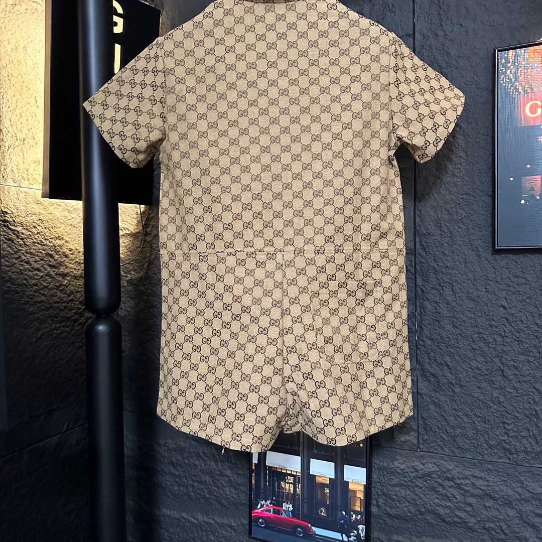 Gucci Canvas Short Sleeve Shirt - DopestKickz