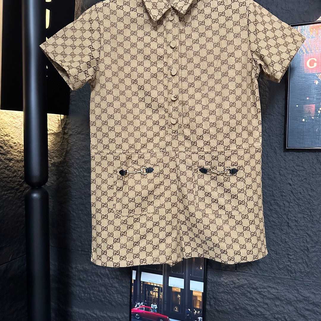 Gucci Canvas Short Sleeve Shirt - DopestKickz
