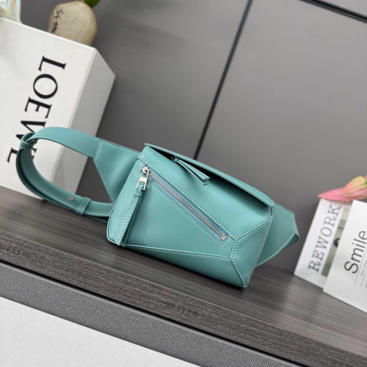Loewe Mini Puzzle Bumbag In Classic Calfskin - DopestKickz