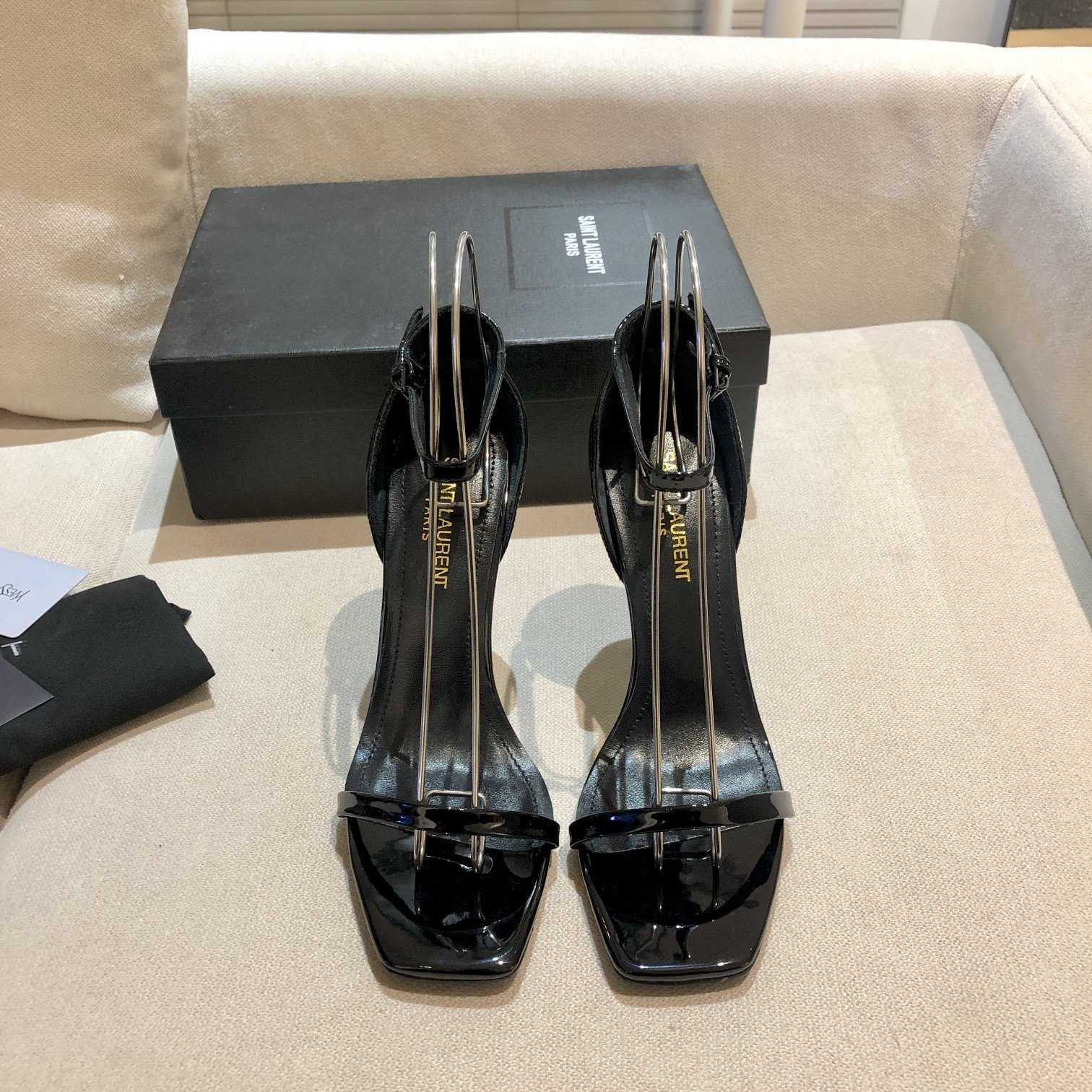 Saint Laurent 110mm Opyum Sandals - DopestKickz