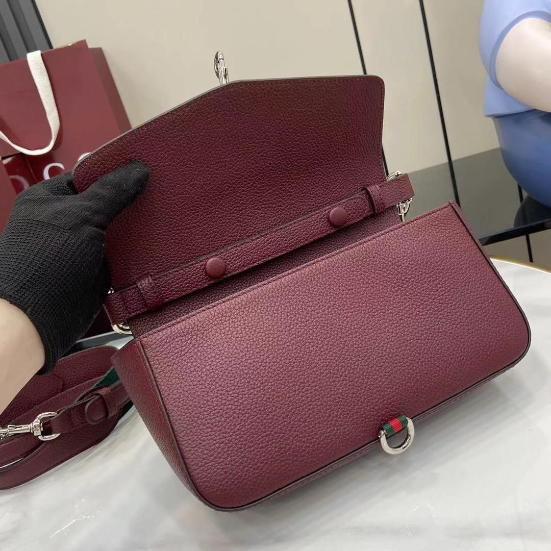 Gucci Small Crossbody Bag With Hook Closure - DopestKickz