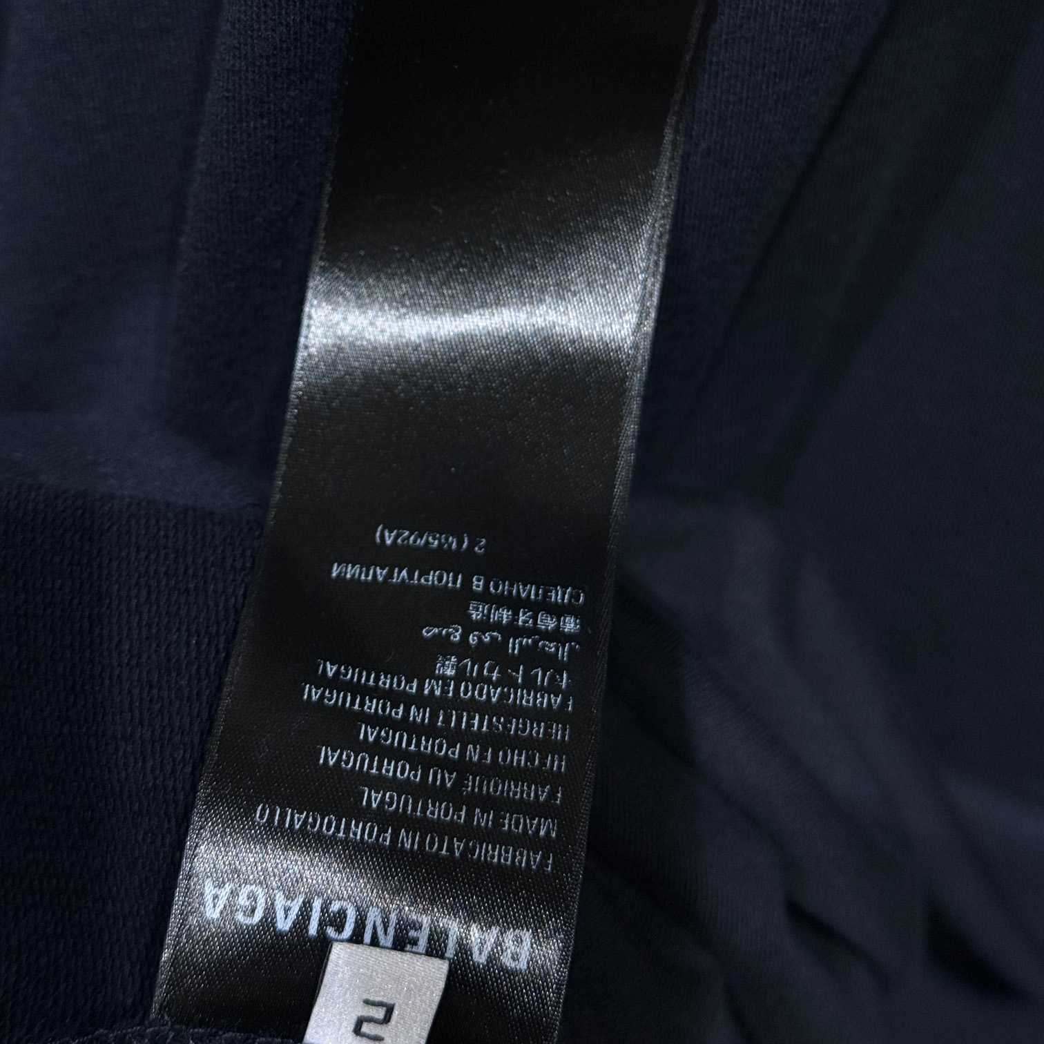 Balenciaga Unity Sport Long Sleeve Shirt Collar Polo In Faded Black - DopestKickz