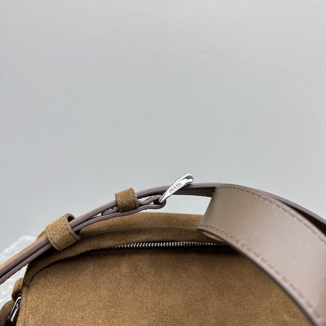 Prada Suede Shoulder Bag - DopestKickz