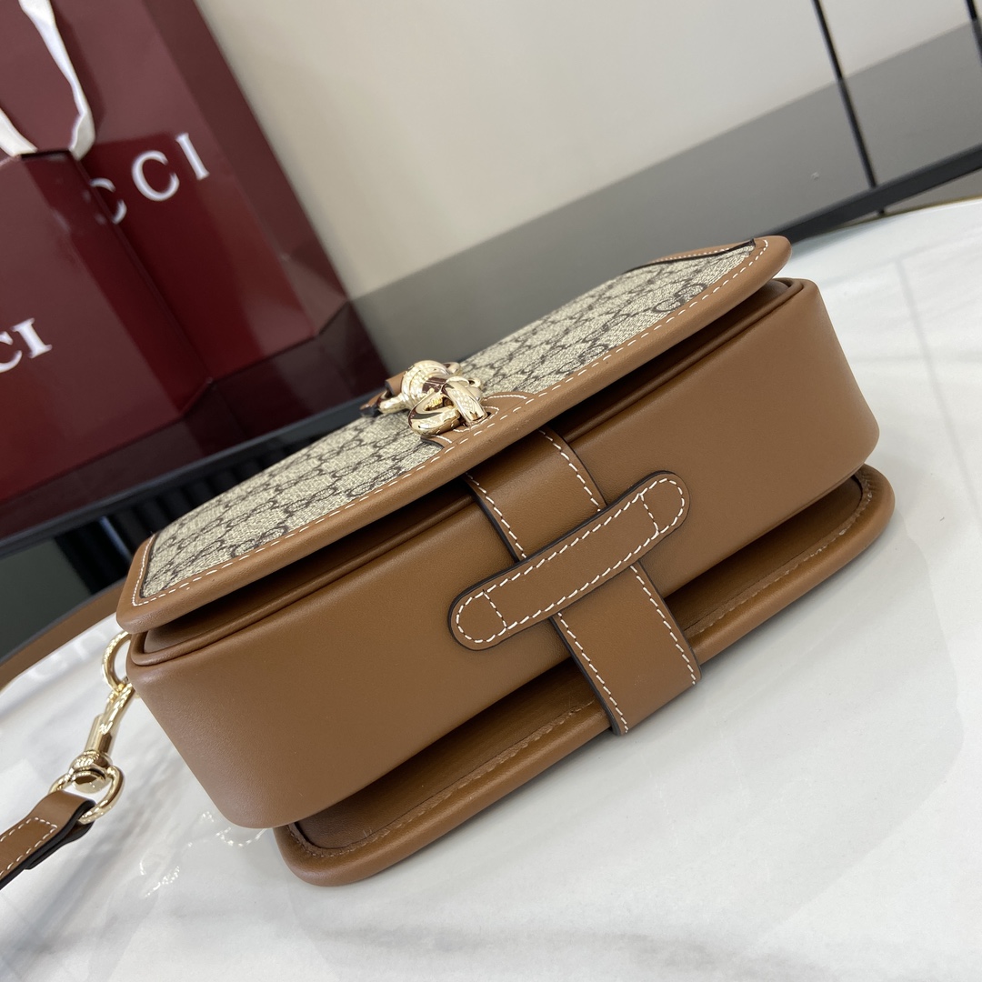 Gucci GG Emblem Mini Shoulder Bag  - DopestKickz