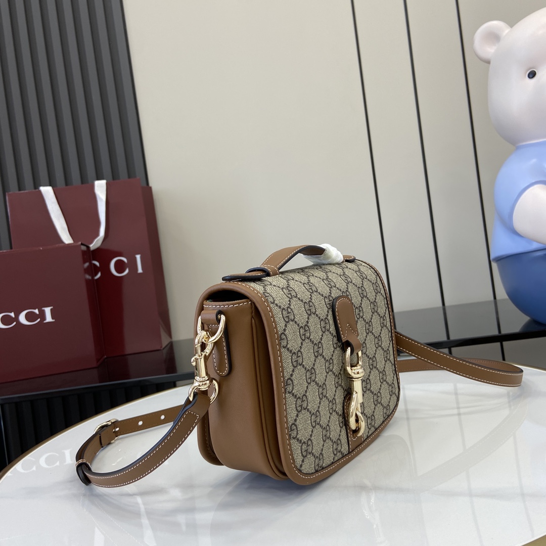 Gucci GG Emblem Mini Shoulder Bag  - DopestKickz