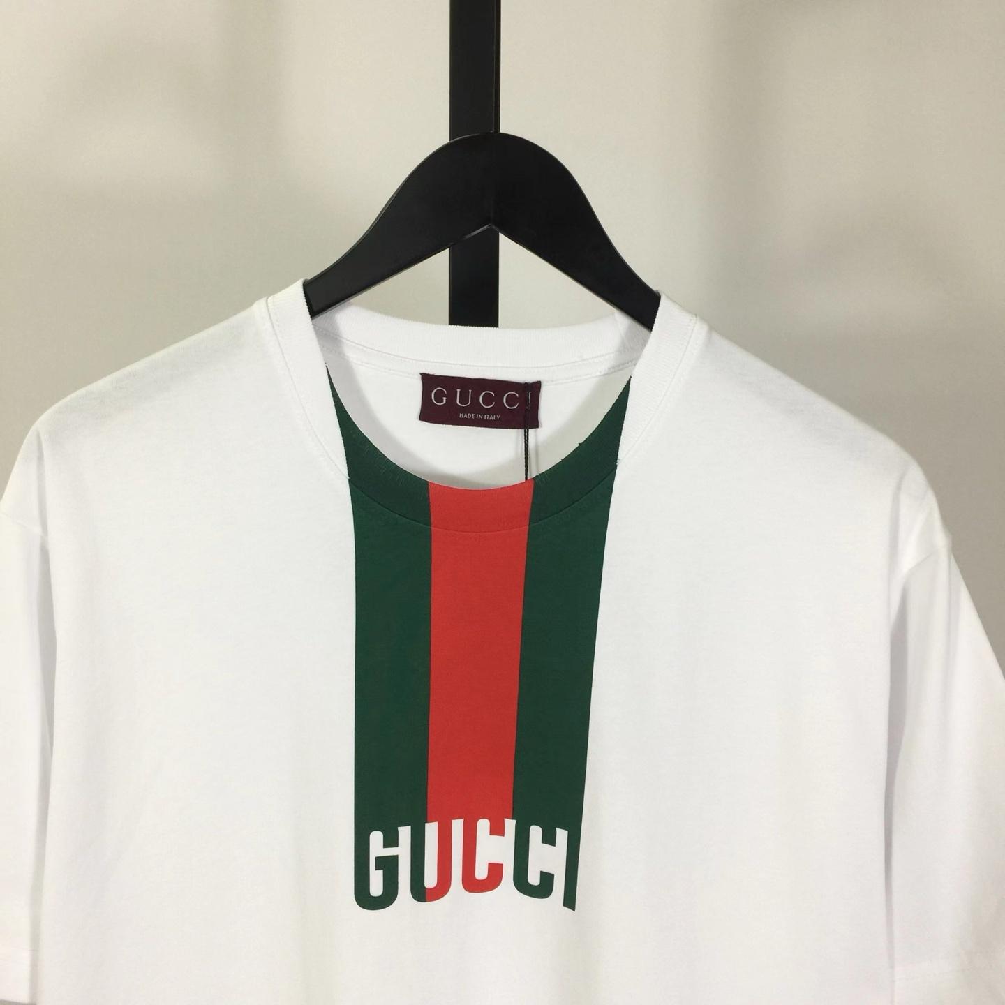 Gucci Web-detail T-shirt - DopestKickz