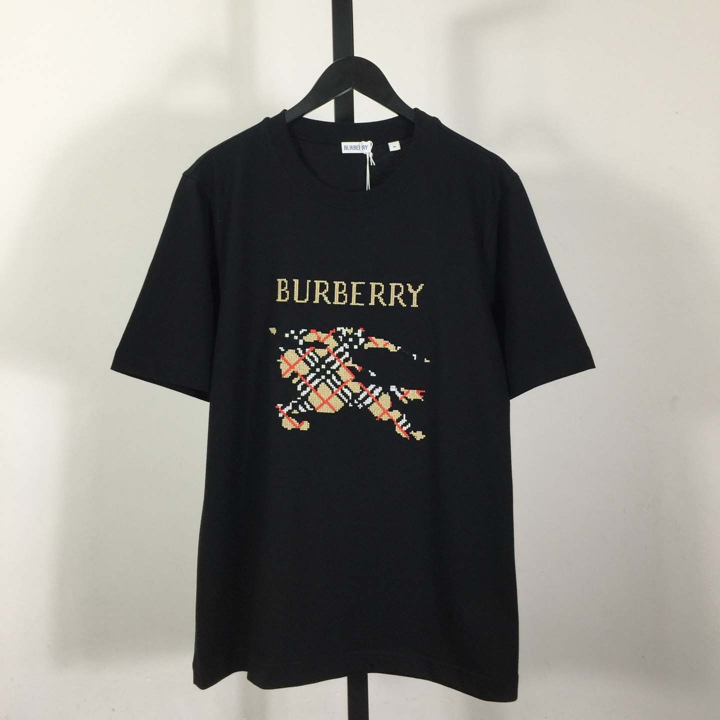 Burberry Cross Stitch EKD​ Cotton T-shirt - DopestKickz