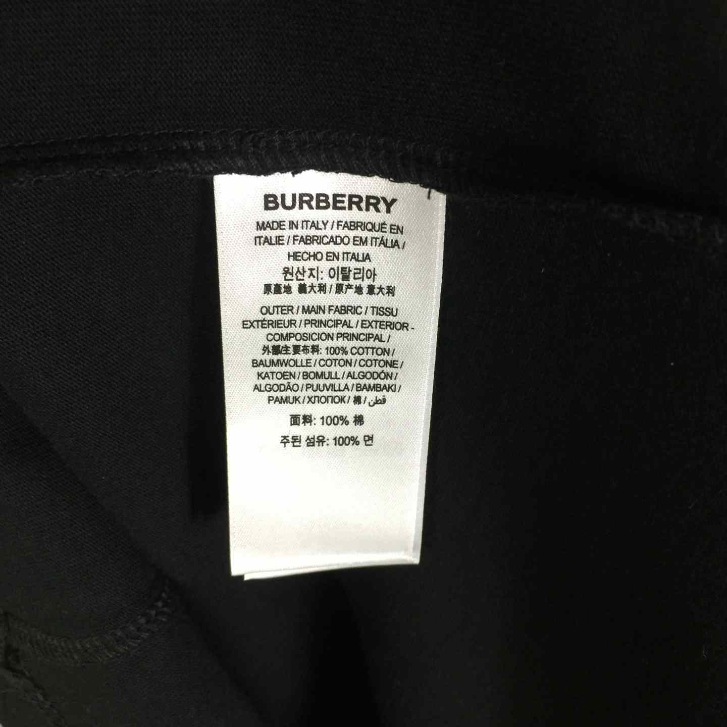 Burberry Cross Stitch EKD​ Cotton T-shirt - DopestKickz