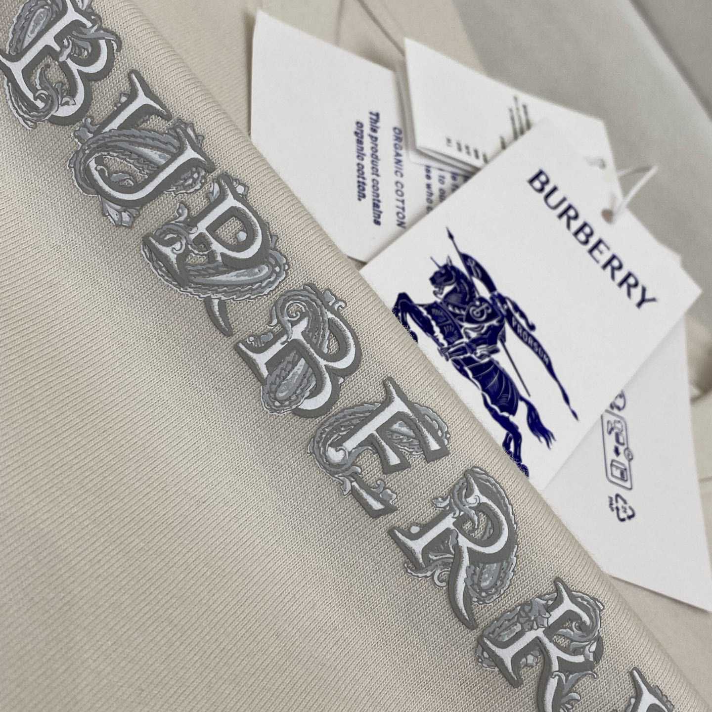 Burberry Paisley Logo Cotton T-shirt - DopestKickz