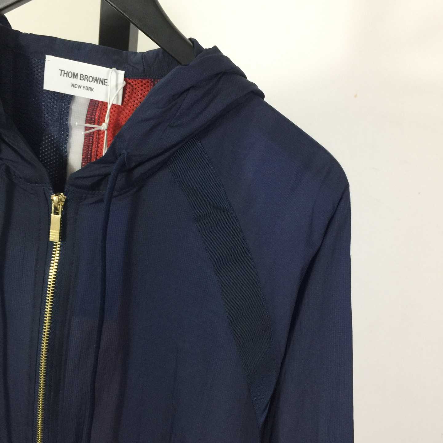 Thom Browne Back Bar Three-Color Sunscreen Long Sleeve Jacket - DopestKickz