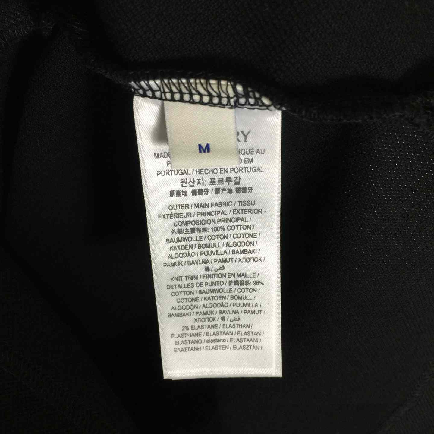 Cotton Polo Shirt In Black - DopestKickz