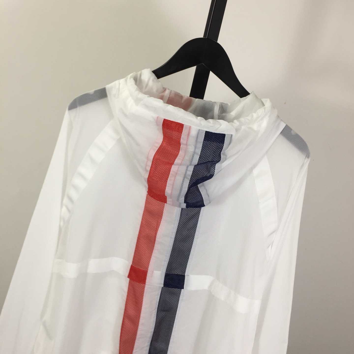Thom Browne Back Bar Three-Color Sunscreen Long Sleeve Jacket - DopestKickz