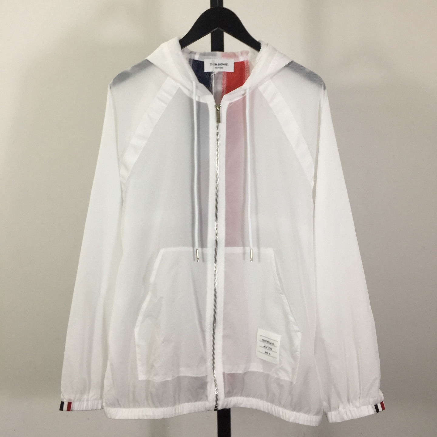 Thom Browne Back Bar Three-Color Sunscreen Long Sleeve Jacket - DopestKickz