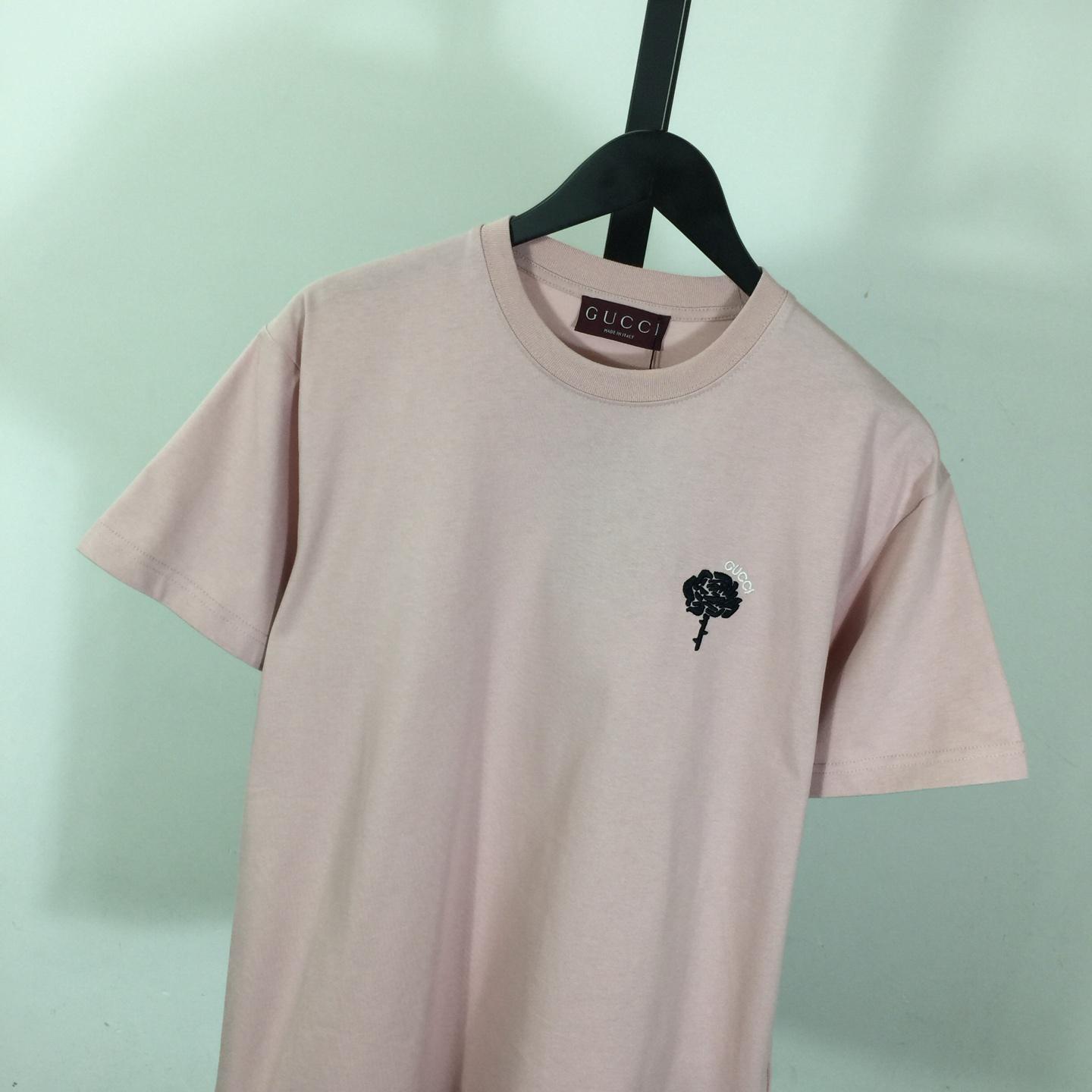 Gucci Cotton Jersey T-Shirt With Embroidery - DopestKickz
