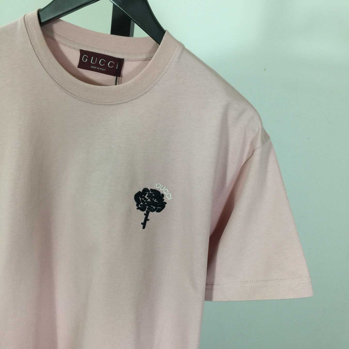 Gucci Cotton Jersey T-Shirt With Embroidery - DopestKickz