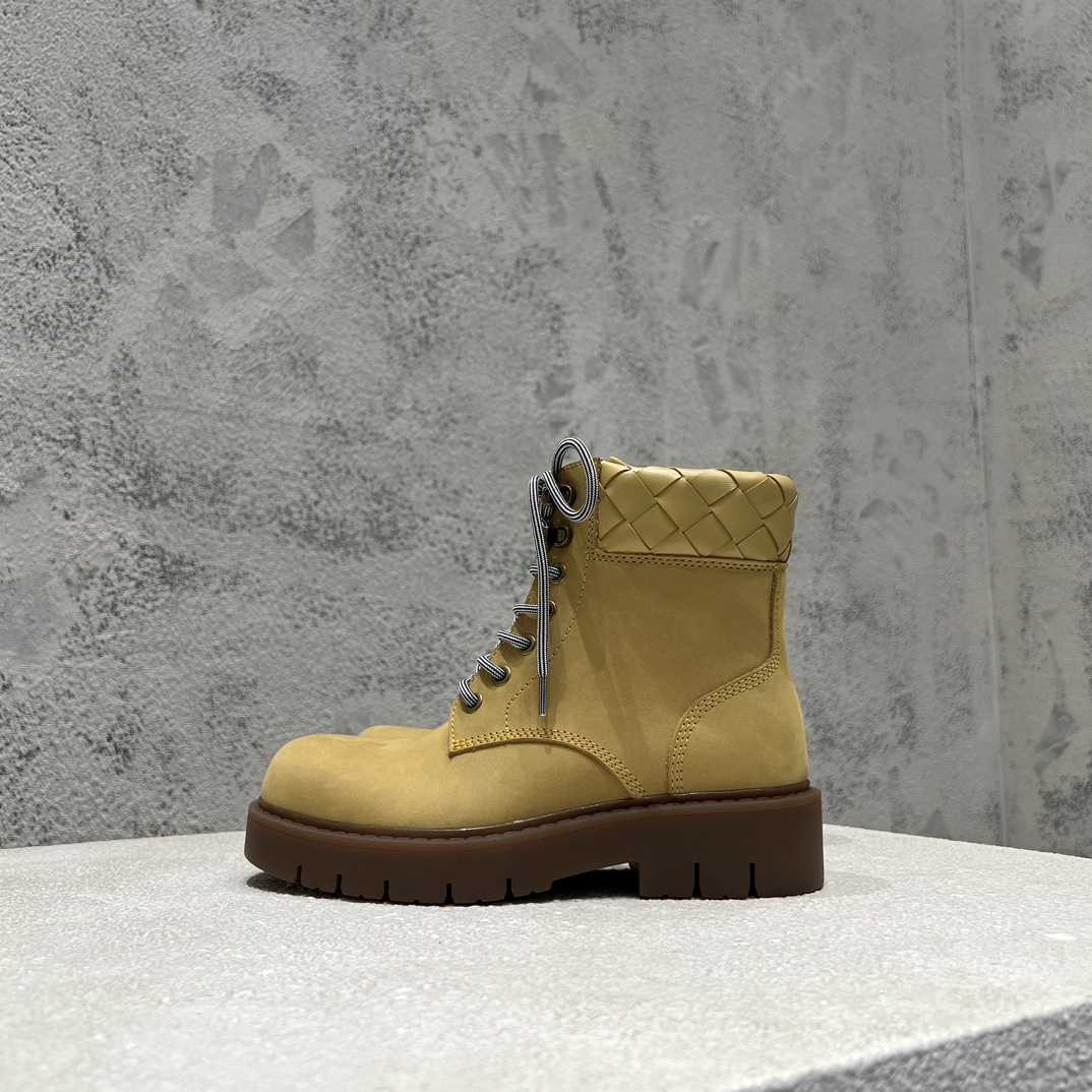 Bottega Veneta Haddock Lace-Up Ankle Boot - DopestKickz