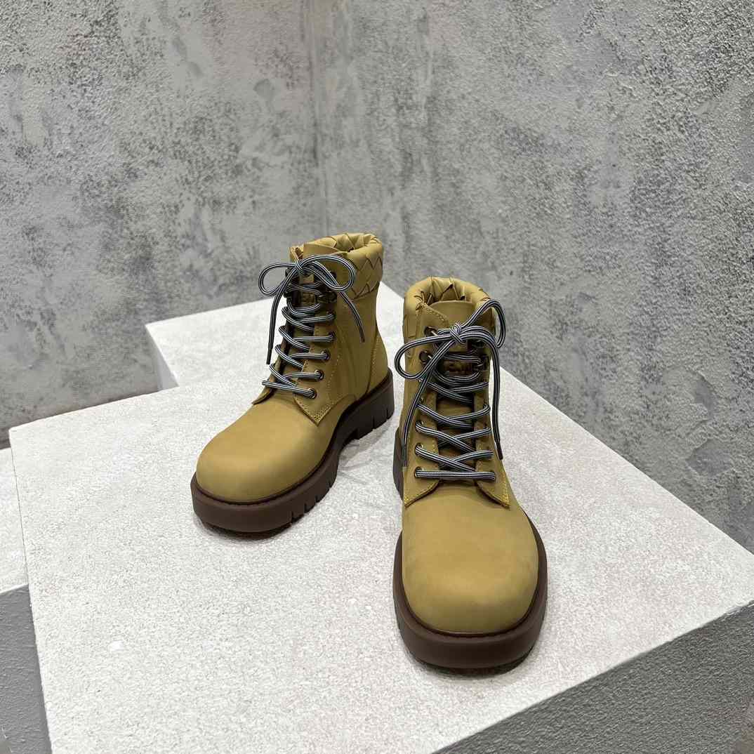 Bottega Veneta Haddock Lace-Up Ankle Boot - DopestKickz