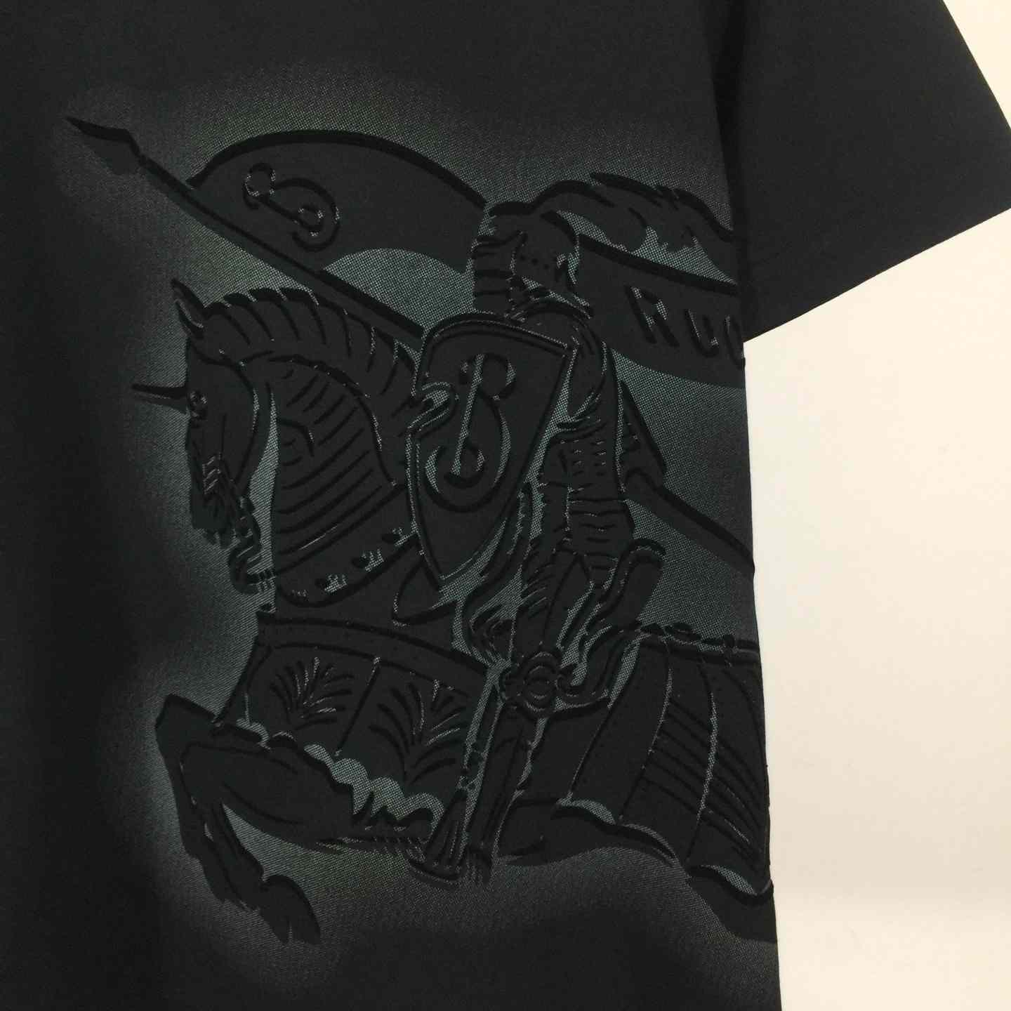 Burberry Black EKD Cotton T-shirt - DopestKickz